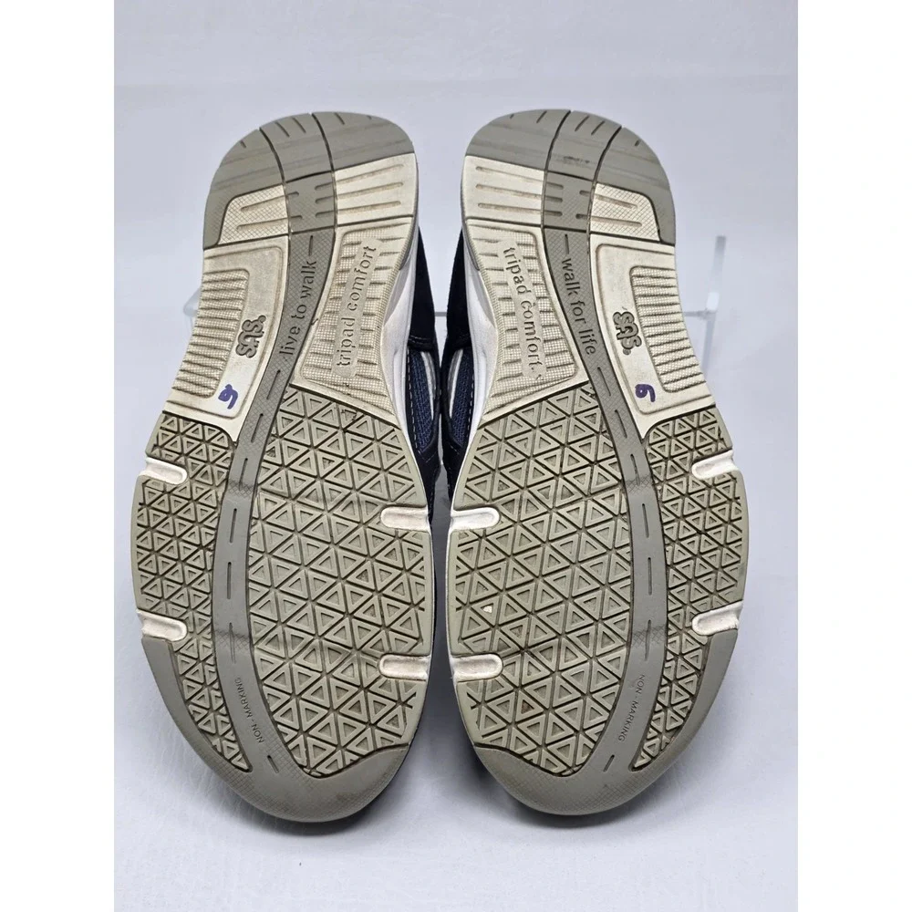 SAS Tour Mesh Lace Up Sneakers Tri-pad Comfort Made In The USA Women's  7.5 Blue